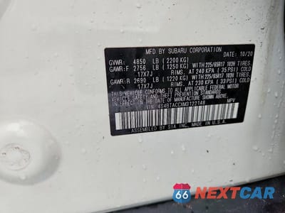Zdjęcie 13 z 13 samochodu: 2021 SUBARU OUTBACK PREMIUM VIN:4S4BTACCXM3122148 - miniatura