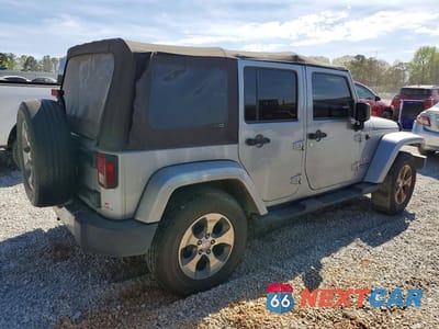 Trzecie zdjęcie samochodu z tyłu: 2018 JEEP WRANGLER UNLIMITED SAHARA VIN:1C4HJWEG5JL919145 - miniatura