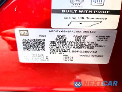 Zdjęcie 13 z 13 samochodu: 2023 GMC ACADIA SLT VIN:1GKKNMLS9PZ259742 - miniatura