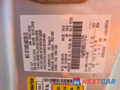 Zdjęcie 12 z 12 samochodu: 2019 FORD MUSTANG VIN:1FA6P8TH0K5175723 - miniatura