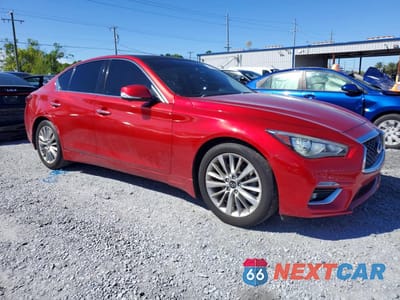 Czwarte zdjęcie samochodu z boku: 2021 INFINITI Q50 LUXE VIN:JN1EV7BP5MM700270 - miniatura