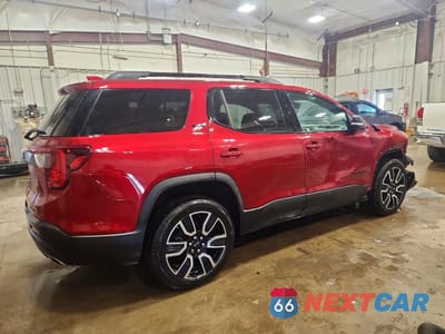 Trzecie zdjęcie samochodu z tyłu: 2021 GMC ACADIA SLE VIN:1GKKNRLS0MZ182638 - miniatura