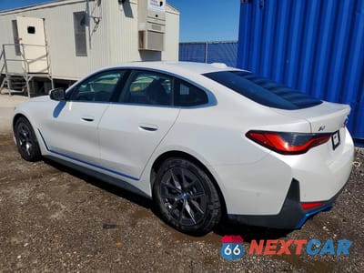 Drugie zdjęcie samochodu z przodu: 2024 BMW I4 EDRIVE 40 VIN:WBY73AW02RFT39354 - miniatura