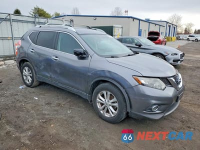 Czwarte zdjęcie samochodu z boku: 2016 NISSAN ROGUE SV VIN:KNMAT2MV3GP668261 - miniatura