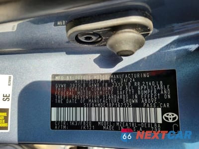 Zdjęcie 12 z 12 samochodu: 2024 TOYOTA COROLLA LE VIN:5YFB4MDE1RP167125 - miniatura