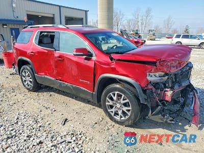 Czwarte zdjęcie samochodu z boku: 2020 GMC ACADIA SLT VIN:1GKKNULS2LZ225250 - miniatura