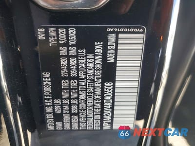 Zdjęcie 12 z 12 samochodu: 2019 PORSCHE CAYENNE VIN:WP1AA2AY4KDA06508 - miniatura