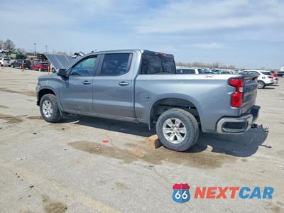 Drugie zdjęcie samochodu z przodu: 2021 CHEVROLET SILVERADO K1500 LT VIN:3GCUYDED8MG349888 - miniatura