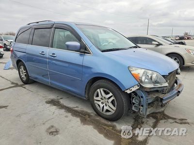 Czwarte zdjęcie samochodu z boku: 2007 HONDA ODYSSEY EX VIN:5FNRL38627B028757 - miniatura