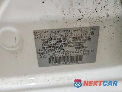 Zdjęcie 12 z 12 samochodu: 2025 NISSAN VERSA S VIN:3N1CN8DV0SL826732 - miniatura