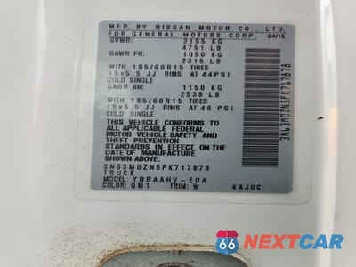 Zdjęcie 14 z 15 samochodu: 2015 CHEVROLET CITY EXPRESS LT VIN:3N63M0ZN5FK717878 - miniatura