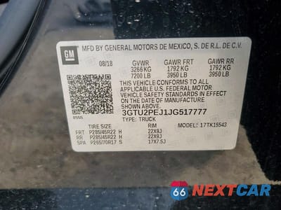 Zdjęcie 13 z 13 samochodu: 2018 GMC SIERRA K1500 DENALI VIN:3GTU2PEJ1JG517777 - miniatura