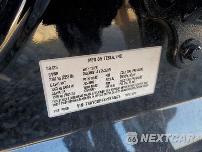 Zdjęcie 13 z 13 samochodu: 2023 TESLA MODEL Y VIN:7SAYGDEF4PF874675 - miniatura