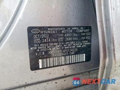 Zdjęcie 12 z 12 samochodu: 2023 GENESIS G70 3.3T STANDARD VIN:KMTG54TE4PU114229 - miniatura