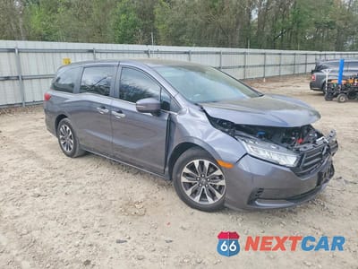 Czwarte zdjęcie samochodu z boku: 2024 HONDA ODYSSEY EXL VIN:5FNRL6H69RB059525 - miniatura