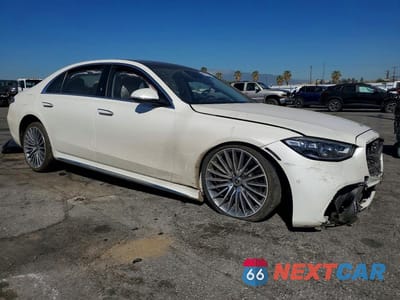 Czwarte zdjęcie samochodu z boku: 2023 MERCEDES-BENZ S 580 4MATIC VIN:W1K6G7GB0PA229553 - miniatura