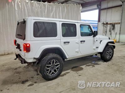 Trzecie zdjęcie samochodu z tyłu: 2025 JEEP WRANGLER SAHARA VIN:1C4PJXEN1SW534455 - miniatura