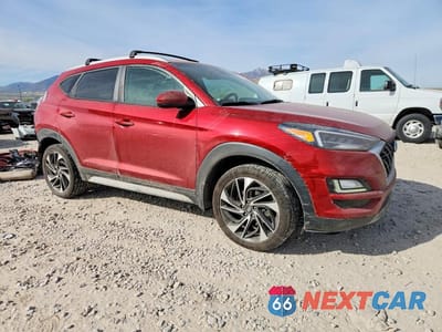 Czwarte zdjęcie samochodu z boku: 2021 HYUNDAI TUCSON SPORT VIN:KM8J3CAL2MU326821 - miniatura