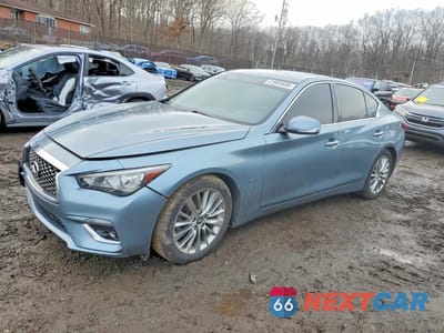2019 INFINITI Q50 3.0T LUXE JN1EV7APXKM513461 - główne zdjęcie licytacji z USA - miniatura