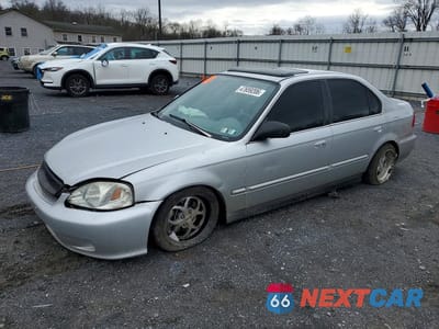 1999 HONDA CIVIC EX 1HGEJ8544XL037799 - główne zdjęcie licytacji z USA - miniatura