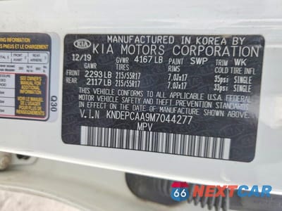 Zdjęcie 14 z 14 samochodu: 2021 KIA SELTOS LX VIN:KNDEPCAA9M7044277 - miniatura