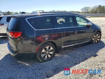 Trzecie zdjęcie samochodu z tyłu: 2018 CHRYSLER PACIFICA HYBRID LIMITED VIN:2C4RC1N76JR144881 - miniatura