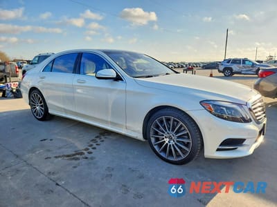 Czwarte zdjęcie samochodu z boku: 2015 MERCEDES-BENZ S 550 4MATIC VIN:WDDUG8FB7FA081530 - miniatura