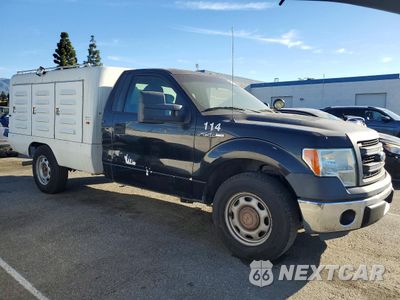 Czwarte zdjęcie samochodu z boku: 2014 FORD F150 UTILITY / SERVICE TRUCK VIN:1FTPF1CT1EKF54846 - miniatura