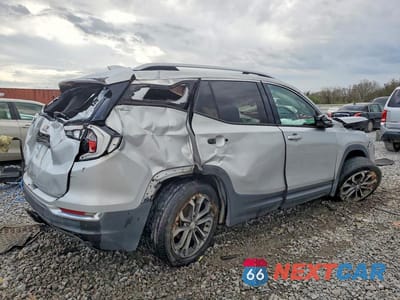 Trzecie zdjęcie samochodu z tyłu: 2019 GMC TERRAIN SLT VIN:3GKALPEX5KL296850 - miniatura