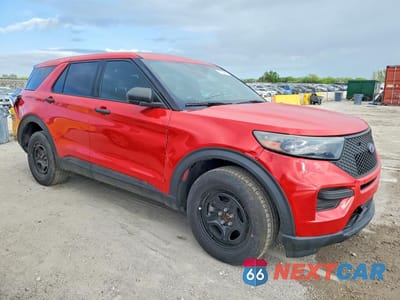 Czwarte zdjęcie samochodu z boku: 2022 FORD EXPLORER POLICE INTERCEPTOR VIN:1FM5K8AW8NNA00433 - miniatura