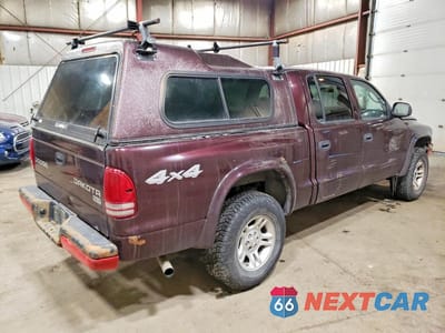 Trzecie zdjęcie samochodu z tyłu: 2004 DODGE DAKOTA VIN:1D7HG48K74S614619 - miniatura