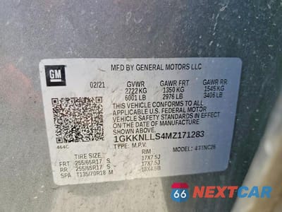 Zdjęcie 13 z 13 samochodu: 2021 GMC ACADIA AT4 VIN:1GKKNLLS4MZ171283 - miniatura