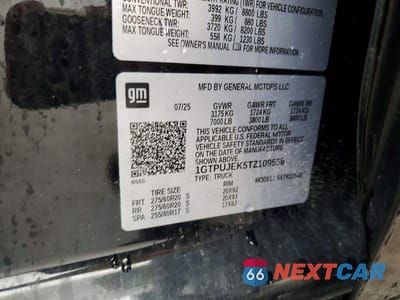 Zdjęcie 13 z 13 samochodu: 2026 GMC SIERRA K1500 ELEVATION-L VIN:1GTPUJEK5TZ109556 - miniatura