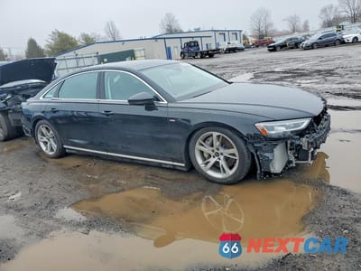 Czwarte zdjęcie samochodu z boku: 2024 AUDI A8 L VIN:WAULDAF80RN004566 - miniatura