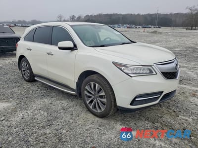 Czwarte zdjęcie samochodu z boku: 2016 ACURA MDX TECHNOLOGY VIN:5FRYD3H43GB019636 - miniatura