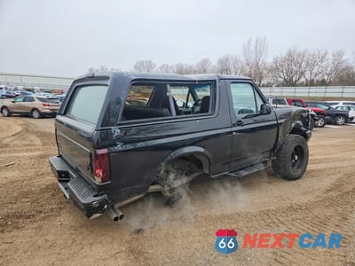 Trzecie zdjęcie samochodu z tyłu: 1995 FORD BRONCO U100 VIN:1FMEU15H1SLA27185 - miniatura