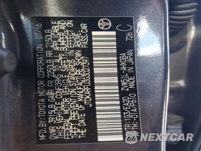 Zdjęcie 12 z 13 samochodu: 2016 TOYOTA PRIUS FOUR VIN:JTDKARFU3G3027397 - miniatura