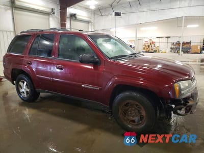 Czwarte zdjęcie samochodu z boku: 2004 CHEVROLET TRAILBLAZER LS VIN:1GNDT13S342446804 - miniatura