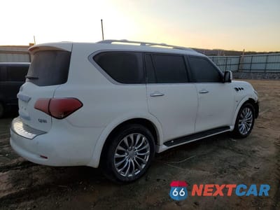 Trzecie zdjęcie samochodu z tyłu: 2016 INFINITI QX80 BASE VIN:JN8AZ2NE2G9125019 - miniatura