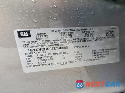 Zdjęcie 13 z 13 samochodu: 2018 CADILLAC XT5 LUXURY VIN:1GYKNCRS0JZ136605 - miniatura