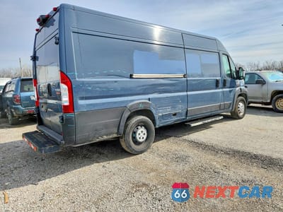 Trzecie zdjęcie samochodu z tyłu: 2020 RAM PROMASTER 3500 DELIVERY VAN VIN:3C6URVJG1LE136544 - miniatura