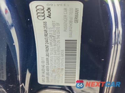 Zdjęcie 13 z 13 samochodu: 2011 AUDI A5 PREMIUM PLUS VIN:WAUJFAFH0BN017020 - miniatura
