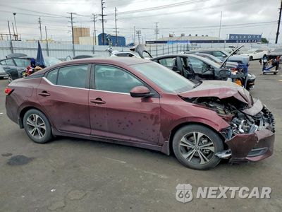 Czwarte zdjęcie samochodu z boku: 2021 NISSAN SENTRA SV VIN:3N1AB8CV4MY290231 - miniatura