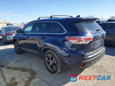 Drugie zdjęcie samochodu z przodu: 2016 TOYOTA HIGHLANDER XLE VIN:5TDJKRFH9GS277799 - miniatura