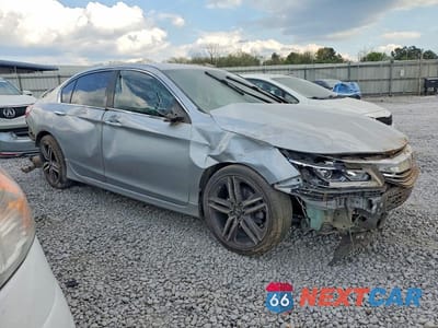 Czwarte zdjęcie samochodu z boku: 2017 HONDA ACCORD SPORT VIN:1HGCR2F66HA117826 - miniatura