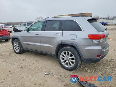 Drugie zdjęcie samochodu z przodu: 2017 JEEP GRAND CHEROKEE LIMITED VIN:1C4RJEBG5HC930062 - miniatura
