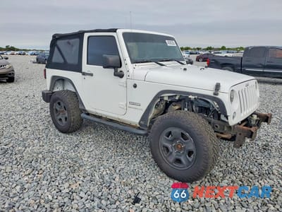 Czwarte zdjęcie samochodu z boku: 2014 JEEP WRANGLER SPORT VIN:1C4AJWAG5EL305533 - miniatura