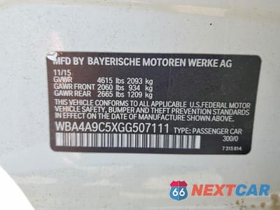 Zdjęcie 12 z 12 samochodu: 2016 BMW 428 I GRAN COUPE SULEV VIN:WBA4A9C5XGG507111 - miniatura
