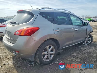 Trzecie zdjęcie samochodu z tyłu: 2009 NISSAN MURANO S VIN:JN8AZ18W69W207595 - miniatura