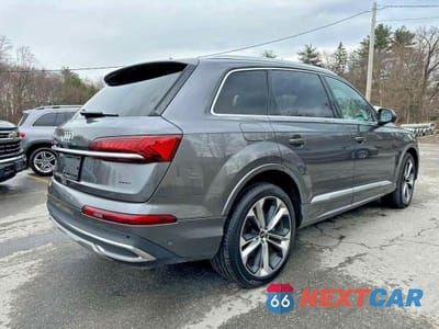 Trzecie zdjęcie samochodu z tyłu: 2022 AUDI Q7 PREMIUM PLUS VIN:WA1LXBF7XND016550 - miniatura